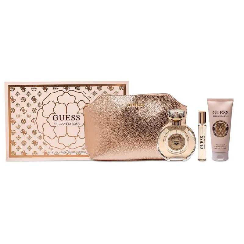 Guess Bella Vita Rosa EDT 100ml+ EDT 15ml Mini + BL 100ml + Pouch
