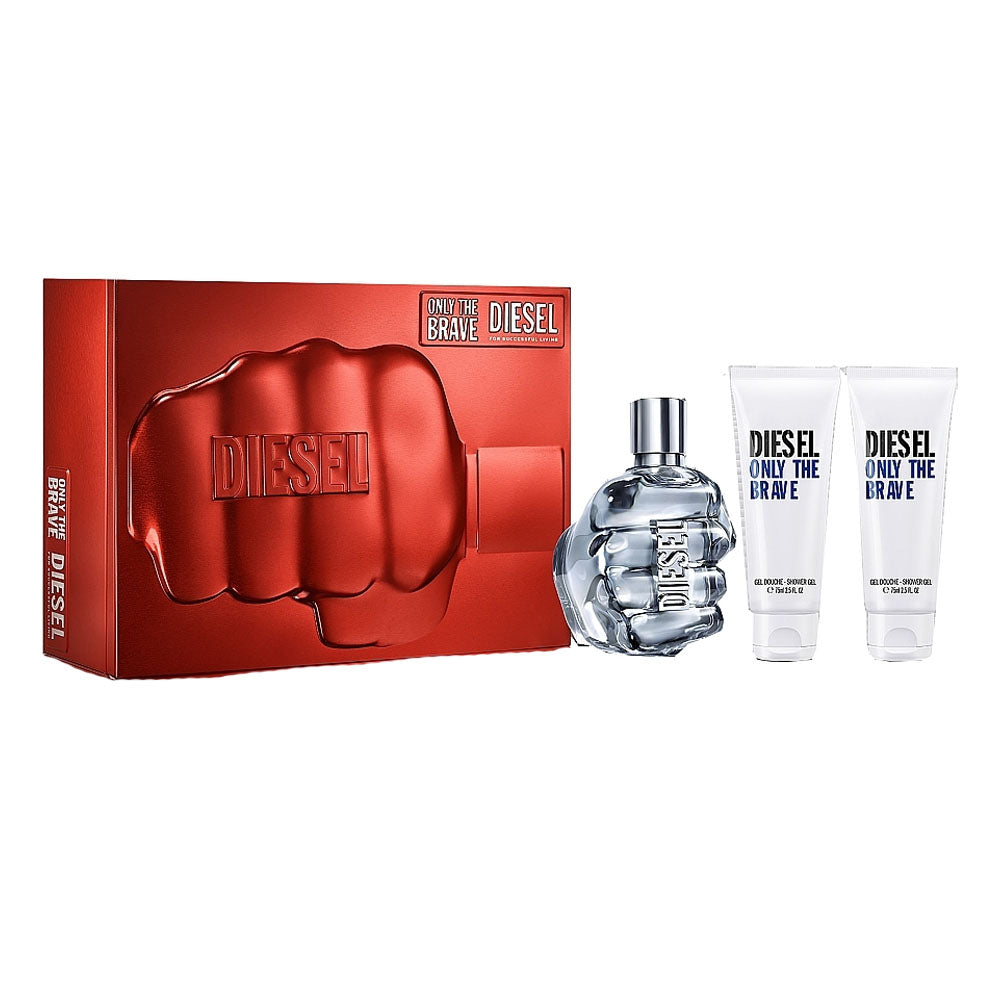 Diesel Only The Brave (M) Set EDT 125 Ml + Shower Gel 2 X 75 Ml