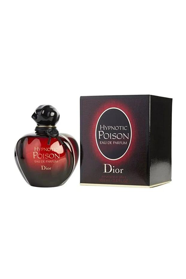 Dior Hypnotic Poison perfume bottle and packaging on a white background