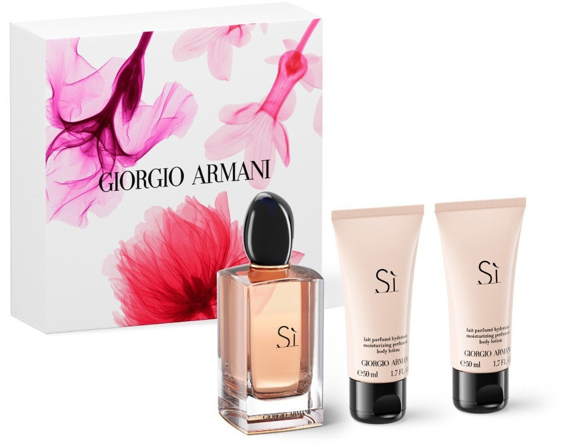 Giorgio Armani Si Gift Set EDP 100ml + Body Gel 75ml + Shower Gel 75ml