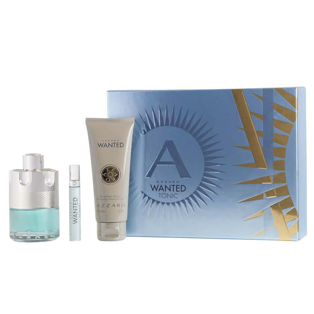 Azzaro-Wanted-Tonic-EDT-100Ml-+-Sample-7.5Ml-+-BS-100Ml-Set