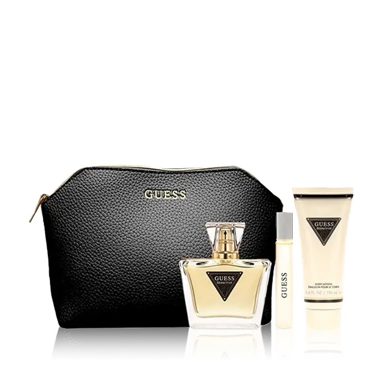 Guess Seductive Women Set EDT 75ml + Body Lotion 100ml + Mini 15ml + Pouch